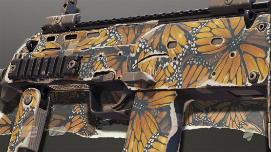 MP7 | Paper Collage (Monarch)