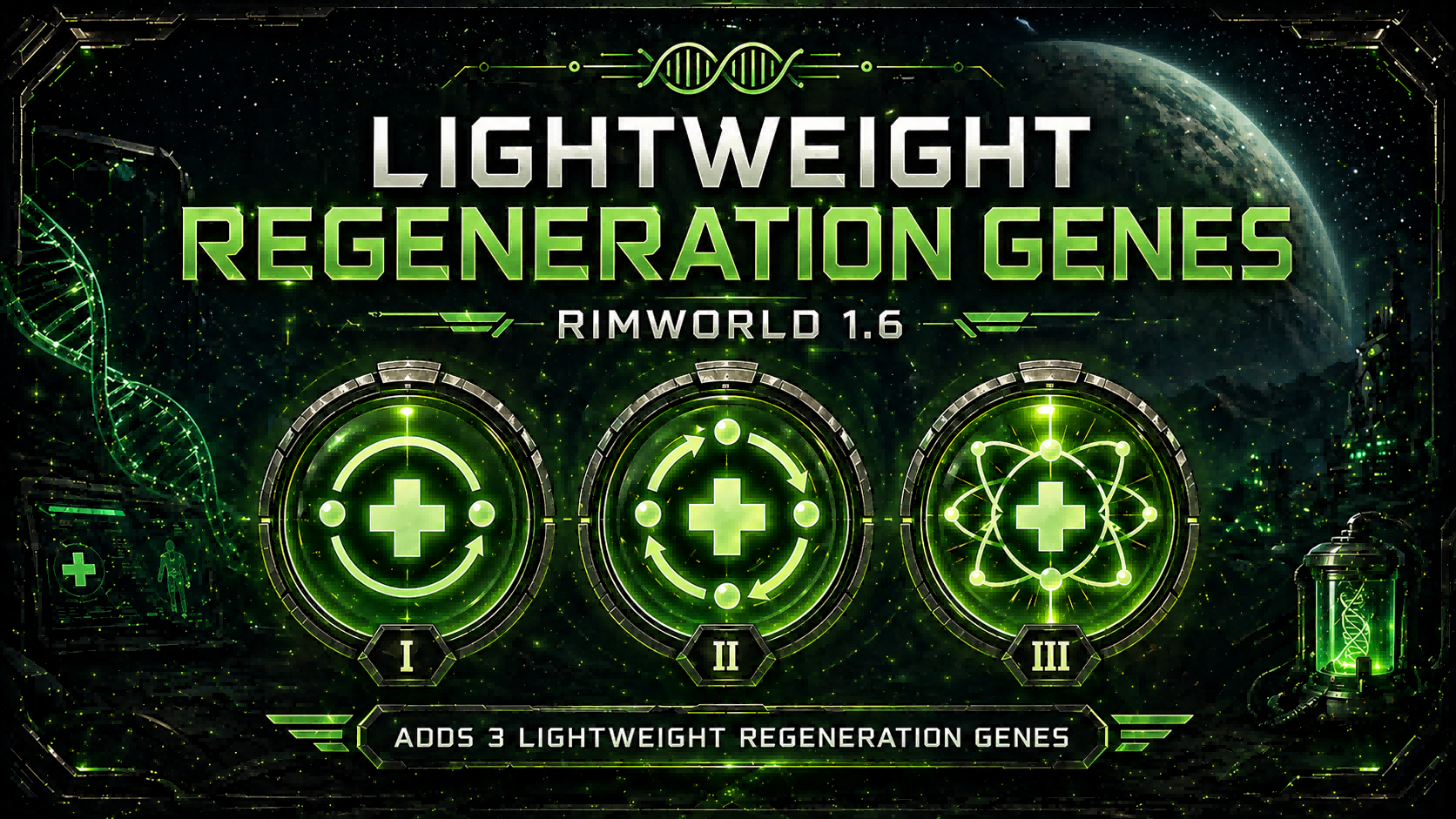 Lightweight Regeneration Genes