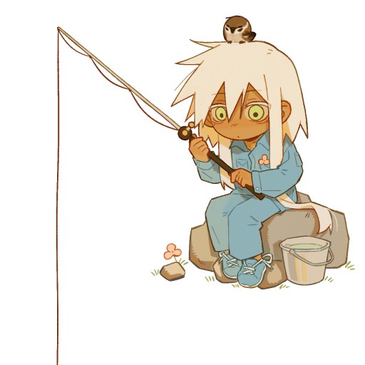 去钓闪闪发亮！