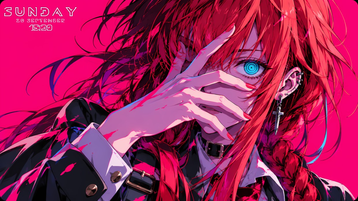 Pink Anime Girl