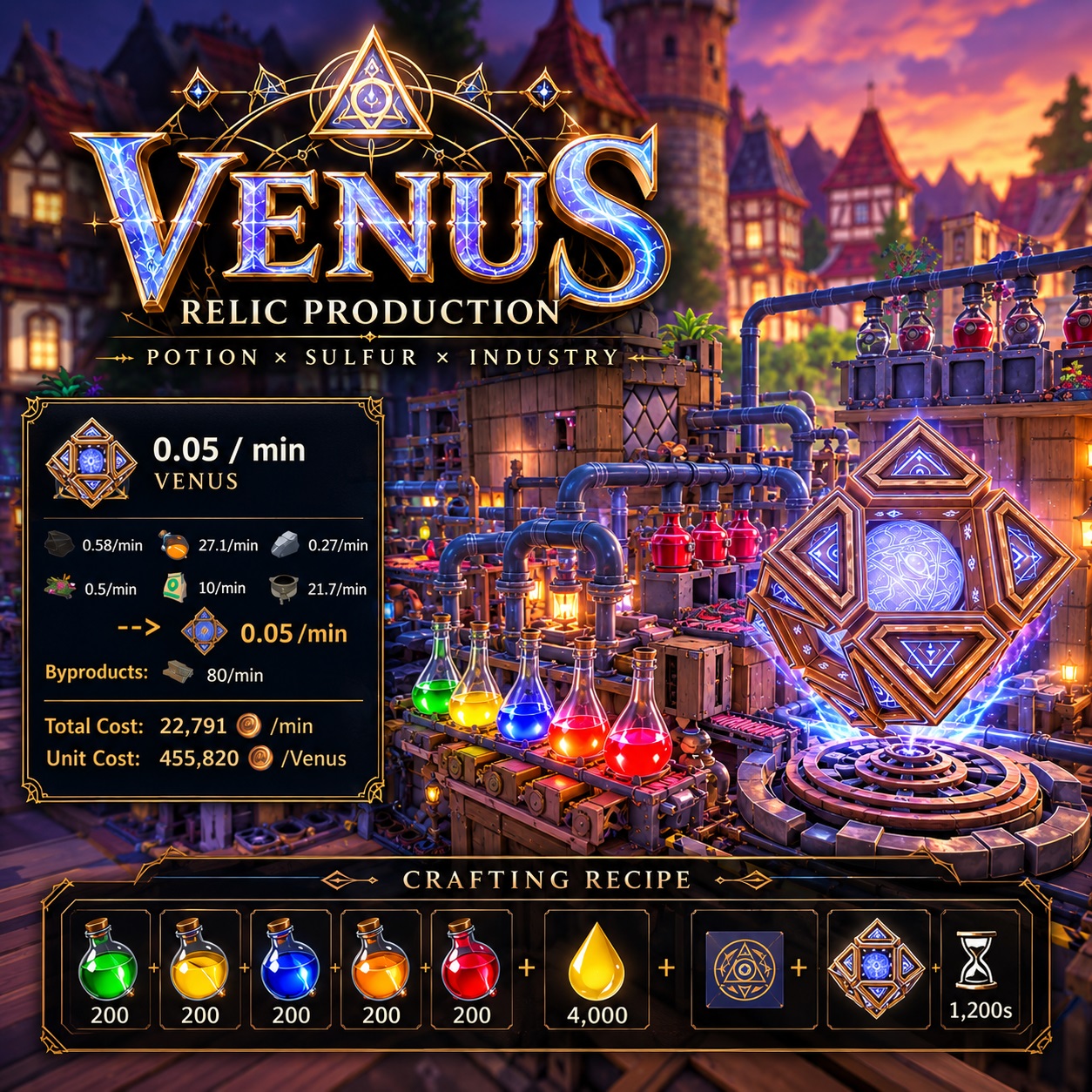 Venus Factory – 0.05/min | Relic Production