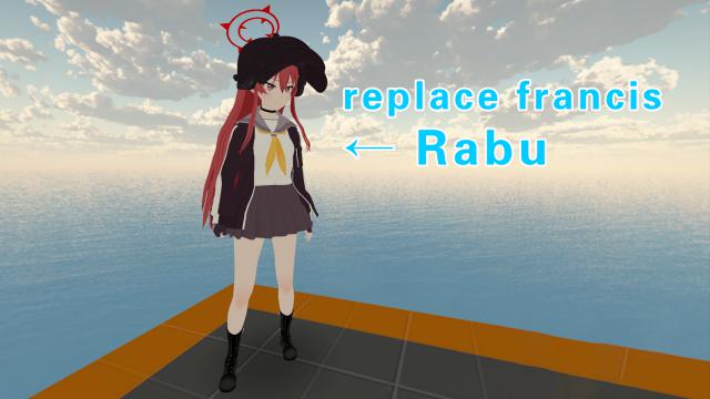 Blue Archive Rabu（蔚蓝档案 兰舞）replace francis