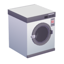 Stackable Laundry Dryer Door Closed