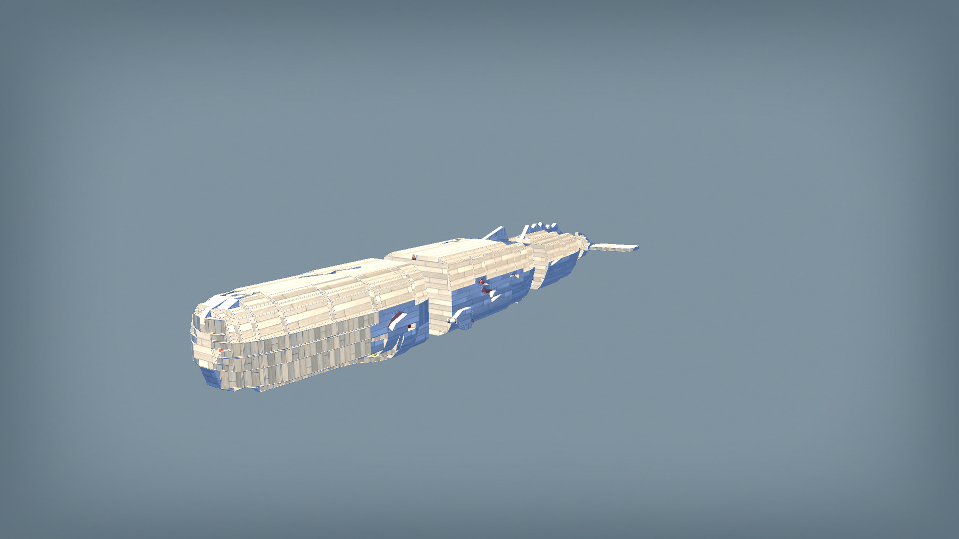 Robotic moby dick (white whale)
