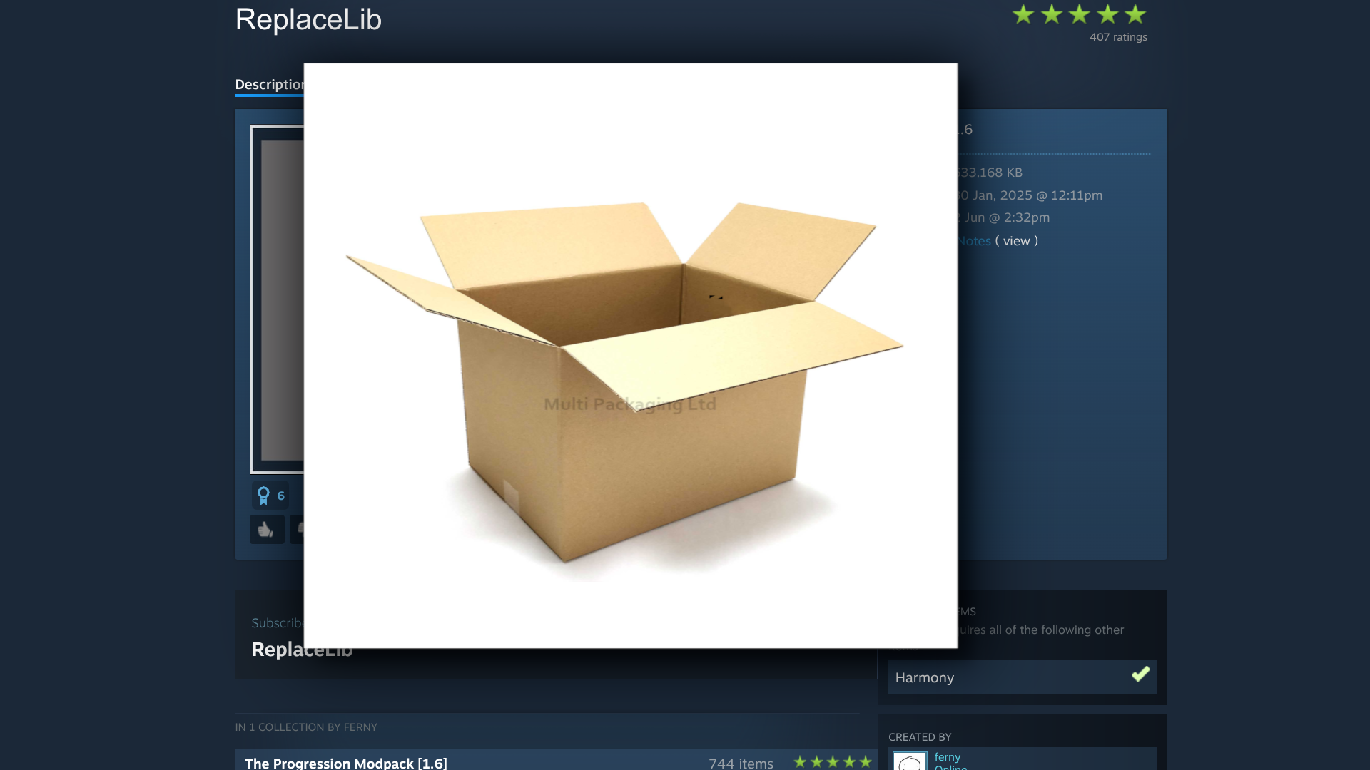ReplaceLib MergePack mod preview for RimWorld