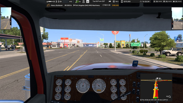 Adviser Top Bar bottom map - ATS HUD V1.61