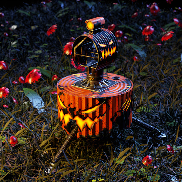 Evil Pumpkin Auto Turret