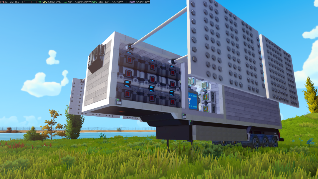 SC Scania 4x6完整移动基地挂车