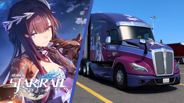 Kenworth T680 2022 Hysilens - Honkai: Star Rail [Combo Skin]