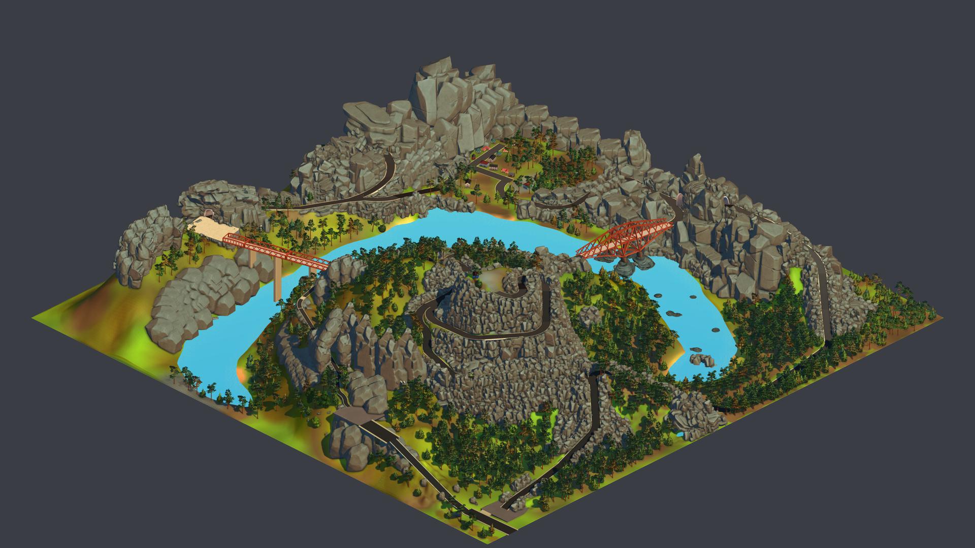 Nice views and roads.tile