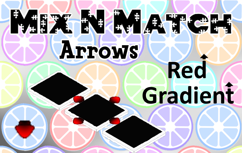 MixN'Match Arrows Red Gradient OJ
