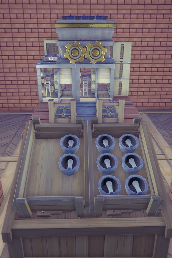 [lv5]mortar : Freshly made items