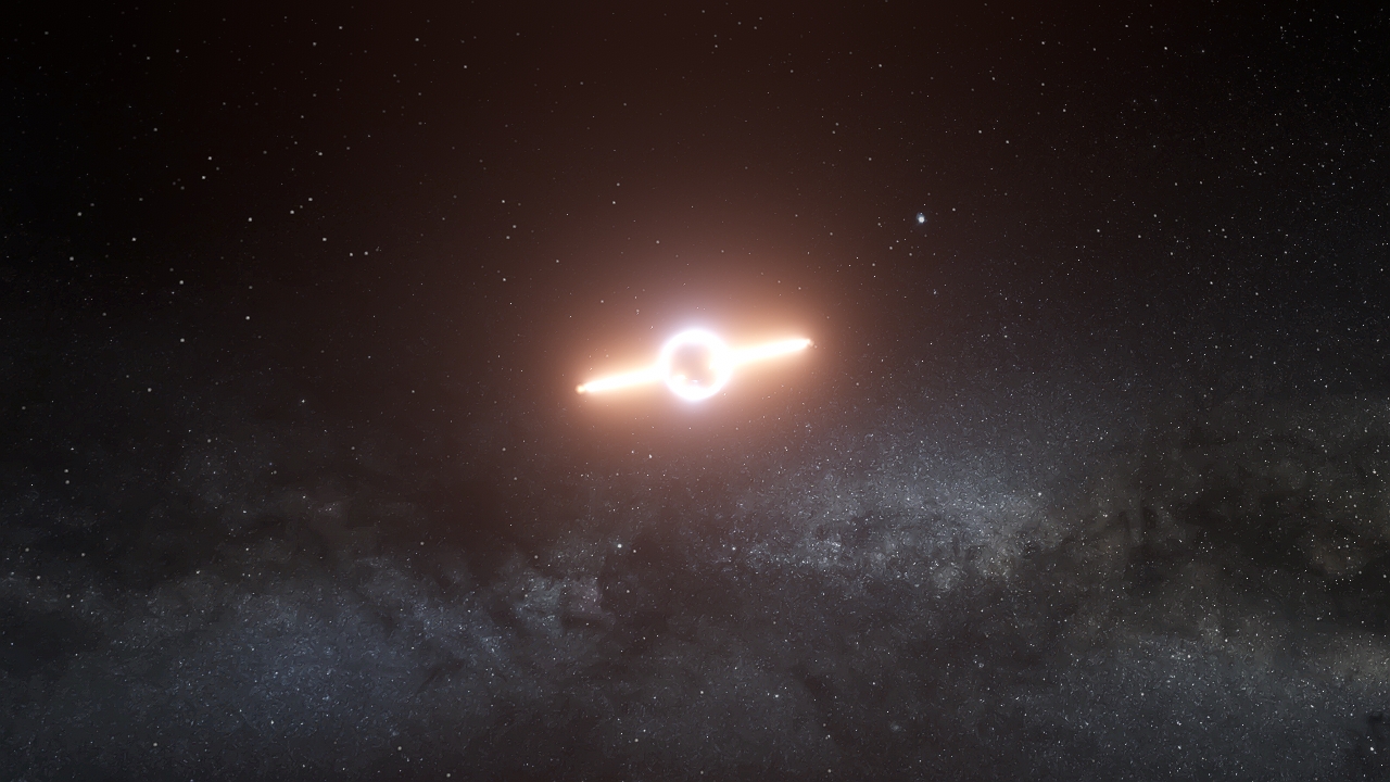 realistic super massive black hole