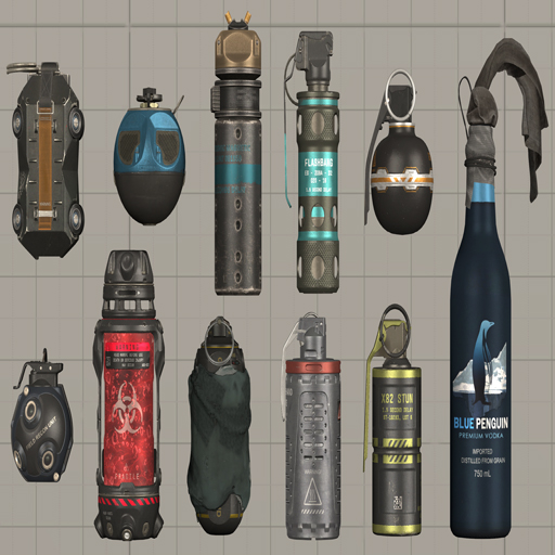 Call of Duty Black Ops 7 Grenades (Props)