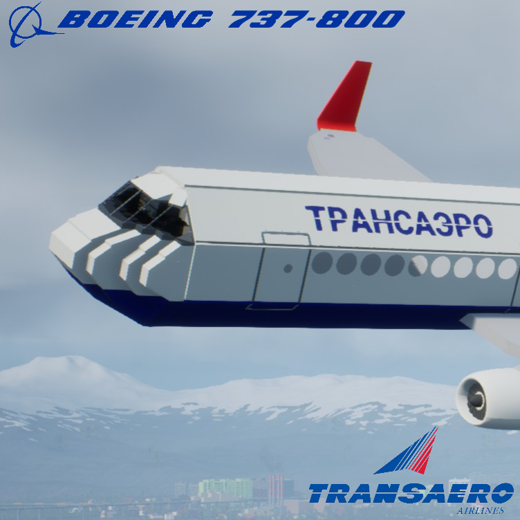 Softbody AIR LINER 737-800 Transaero