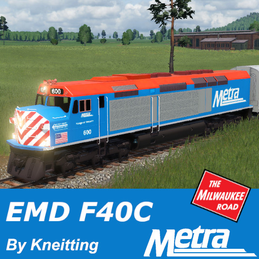 Milwaukee Road & Metra EMD F40C preview