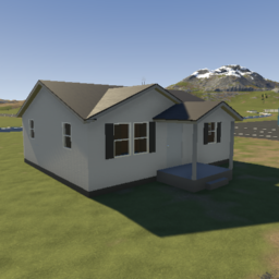 1970s 2 bedroom prefab house (unfurnished)
