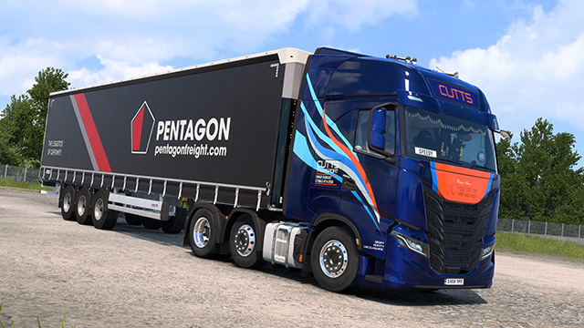 Cutts Transport - Iveco S-Way & Pentagon Freight Schmitz S.CS