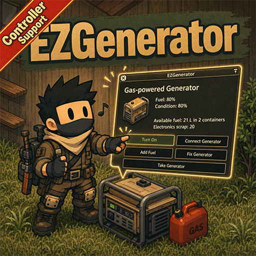 EZGenerator [B42.20] – Project Zomboid Mod