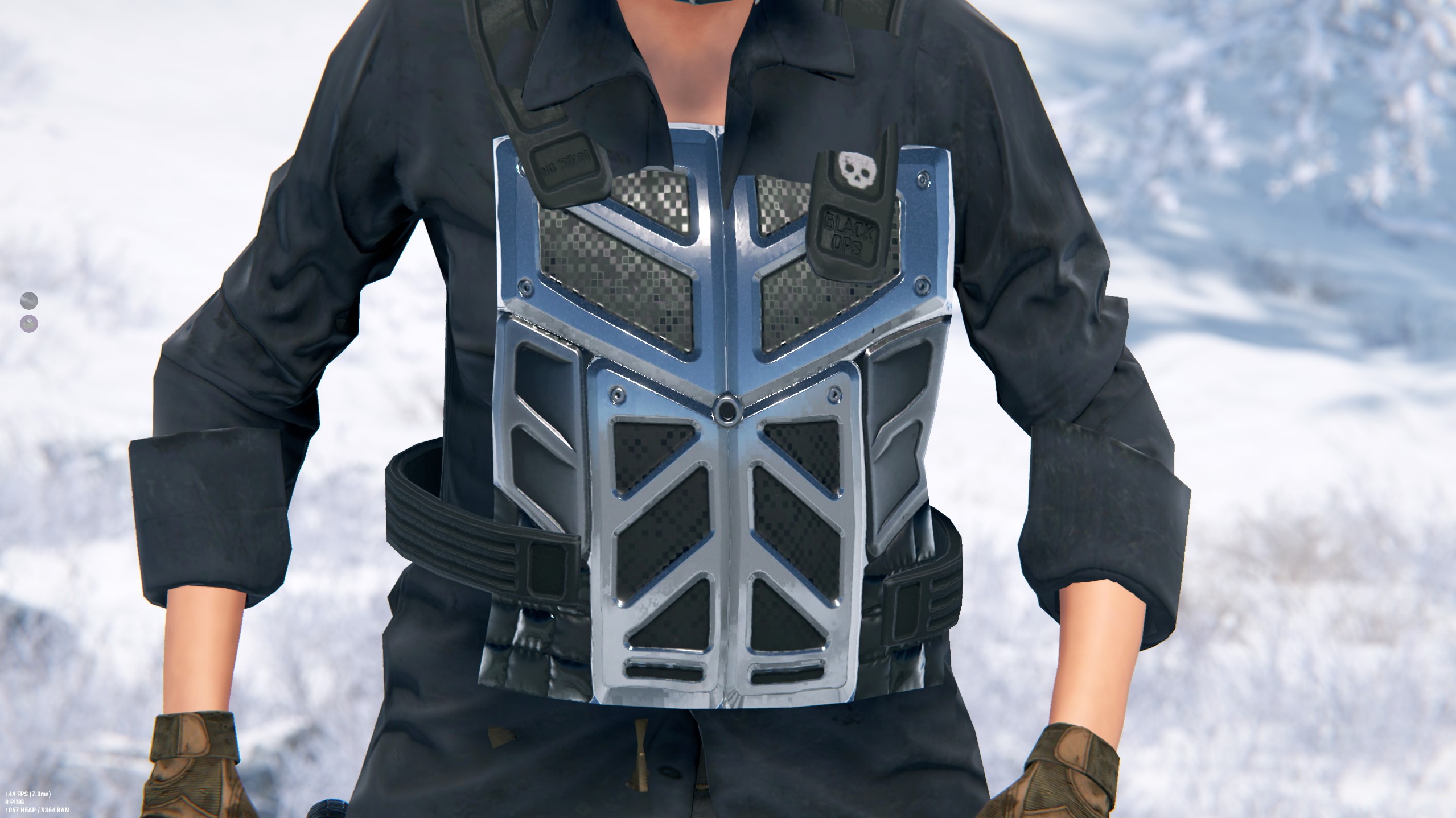 Black OPS Metal Chest Plate thumbnail 5