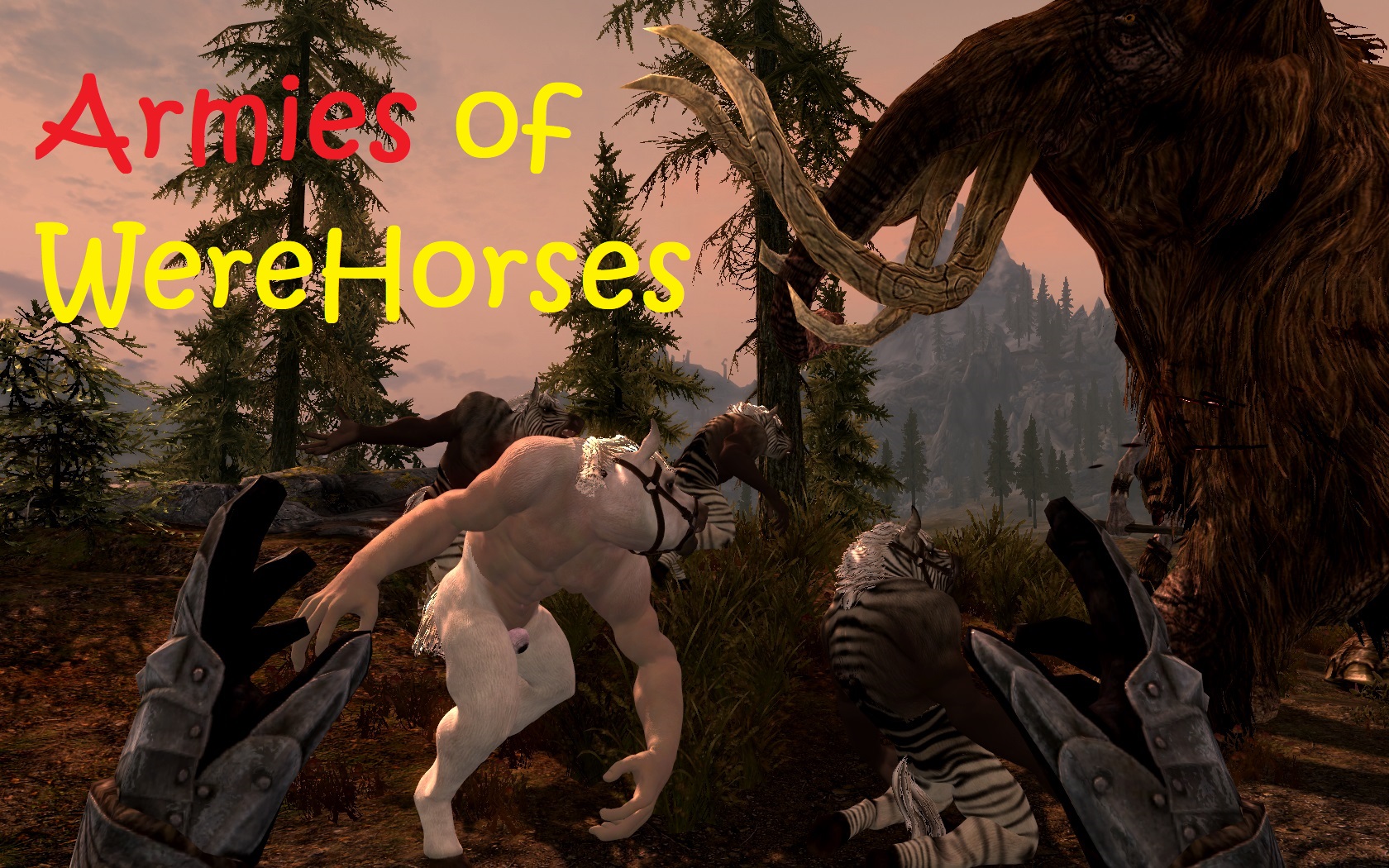 Create armies of WereHorses  (with Mounts and Followers) LE