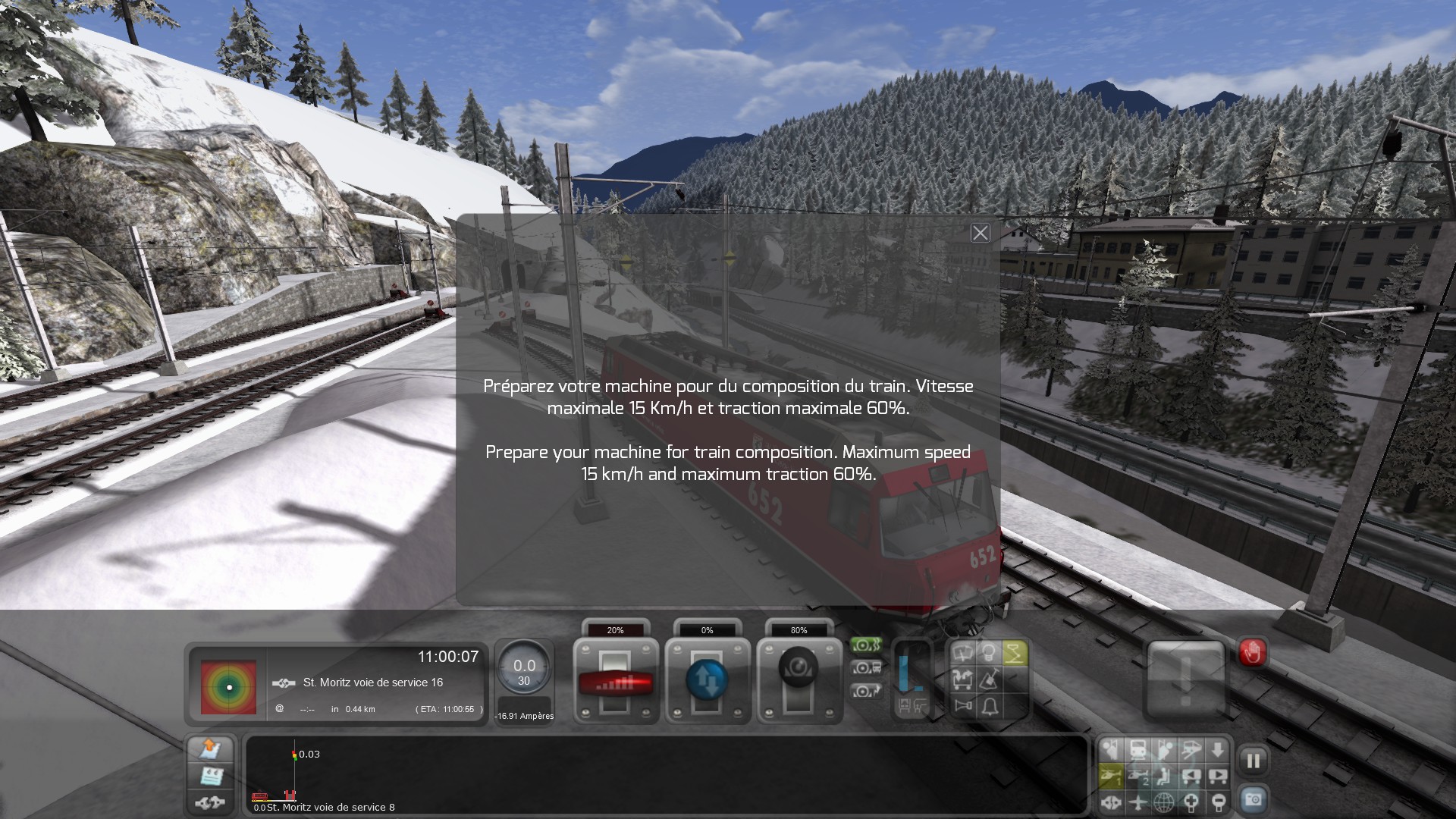 476 Switzerland tour Abula Line Part 4 Saint Moritz Yard