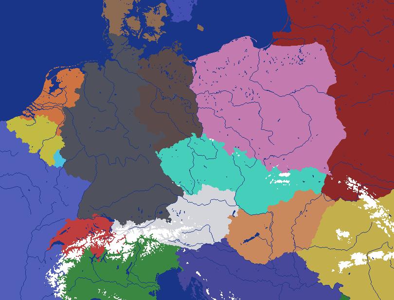 Central Europe 1947 - Cold War