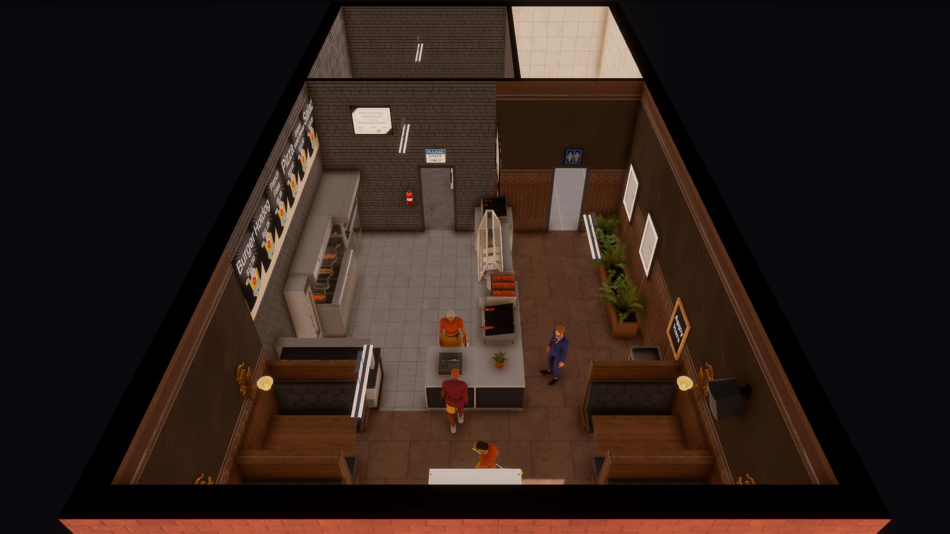 Fast Food Restaurant A2 (100% Interior)