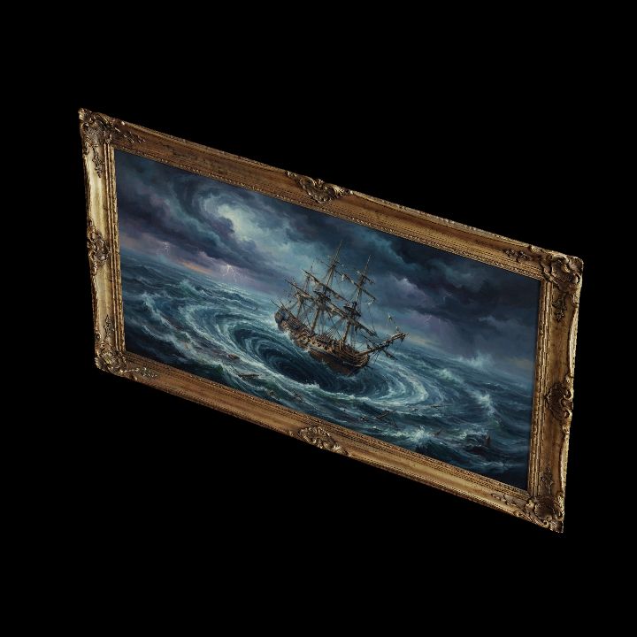 Painting, Happy Sailing {2D}