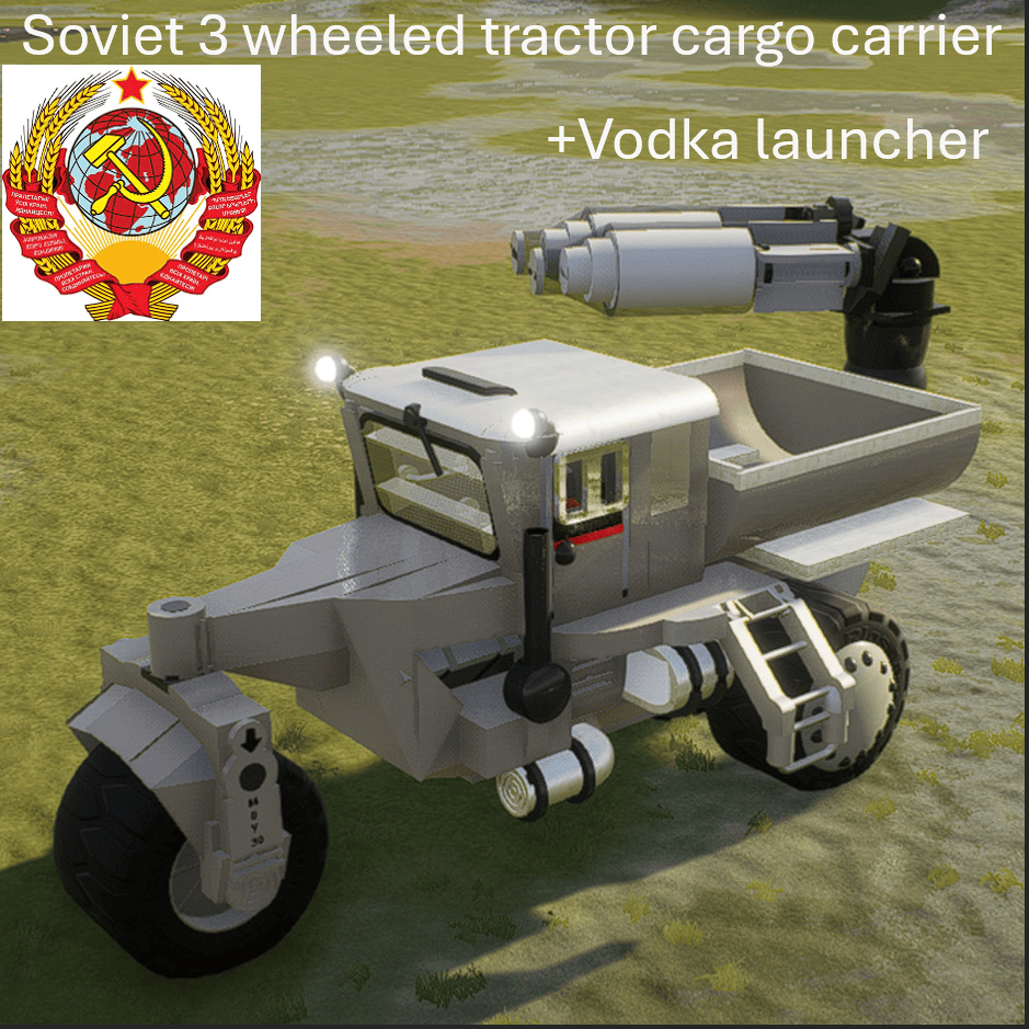 Soviet tractor vodka launcher МАЗ МВУ-30