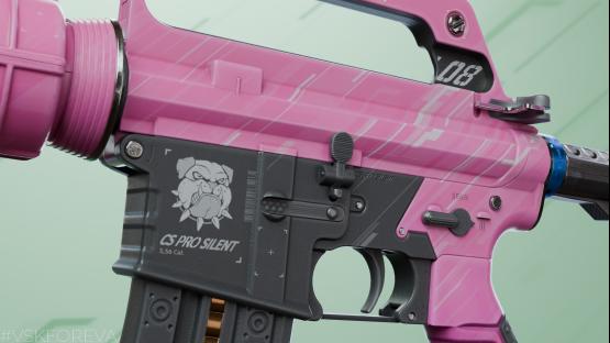 M4A1-S | Angry dog | Pink