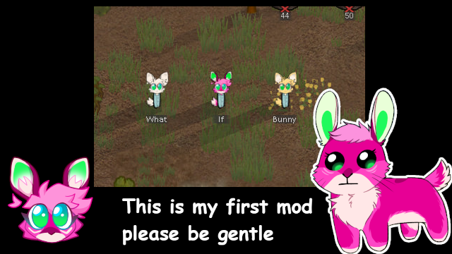 Bunnies in Rimworld! mod preview for RimWorld