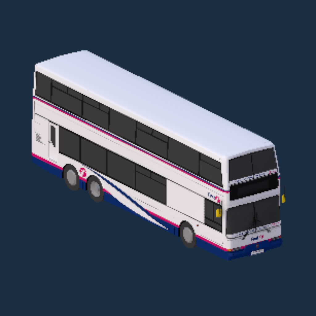 East Lancs Lolyne Nordic First Barbie White Banner Branded