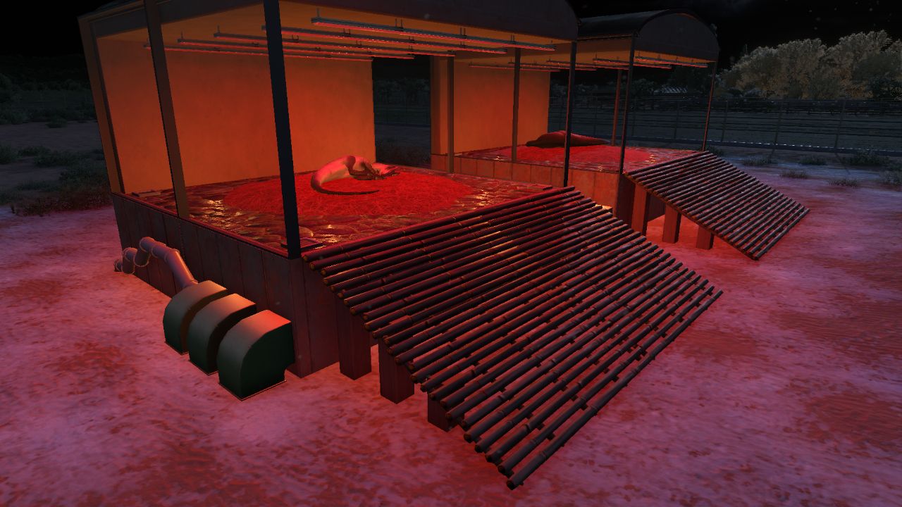 Dilophosaurus Hot House