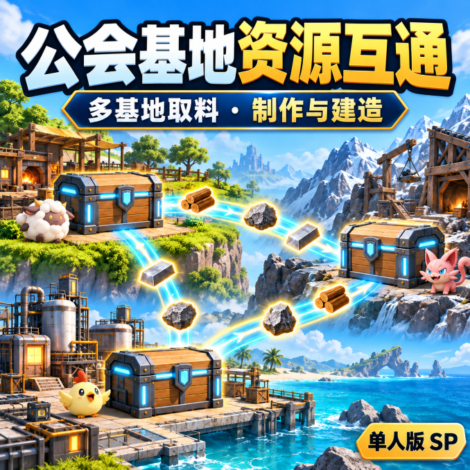 Guild Base Resource Sharing SP — Single-Player Compatibility Fix