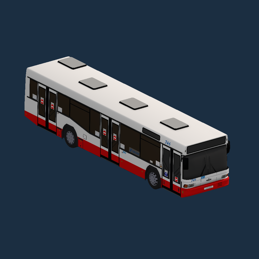 IREX Meteor #746 nowsze czerwone - MAZ 103.065