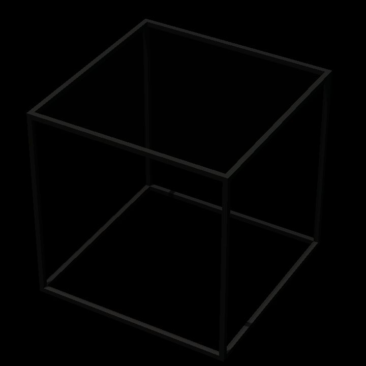 Display cube new - glass 2