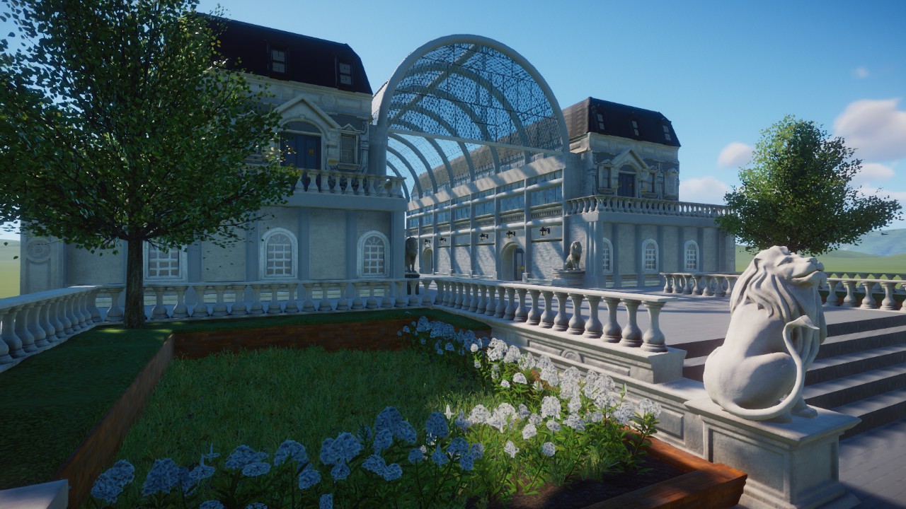 1800 Themed Zoo entrance