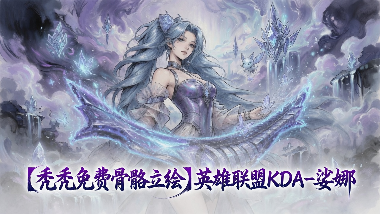【秃秃动态立绘】英雄联盟KDA-娑娜（1*女立绘+NPC+独立战斗小人）
