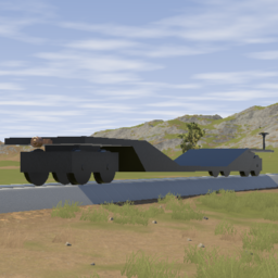 Generic American Low Loader Flatcar