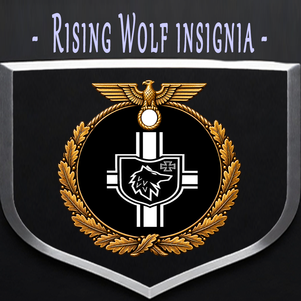 Emblem 10 Rising Wolf insignia