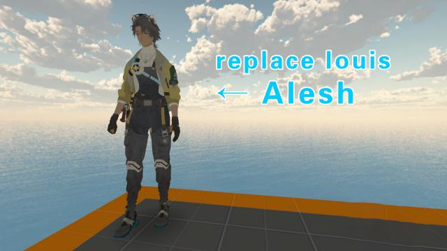 Arknights Endfield Alesh（明日方舟终末地 阿列什）replace louis