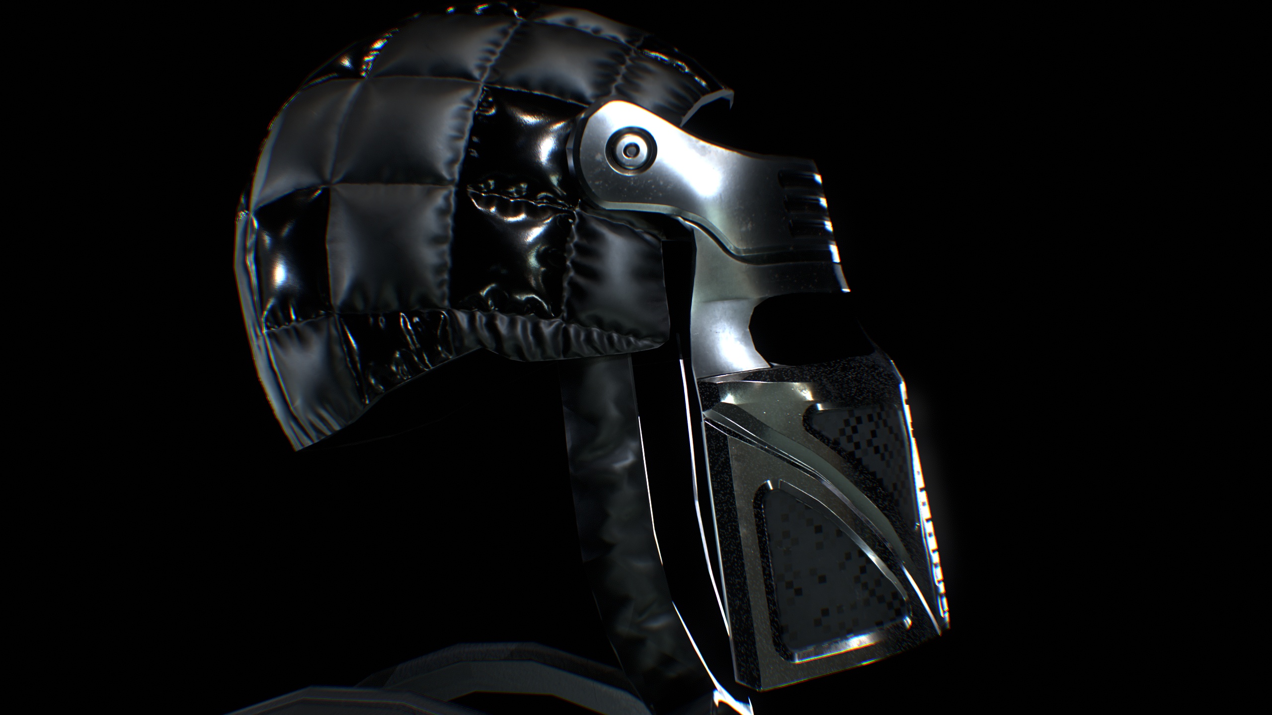 Black OPS Metal Facemask