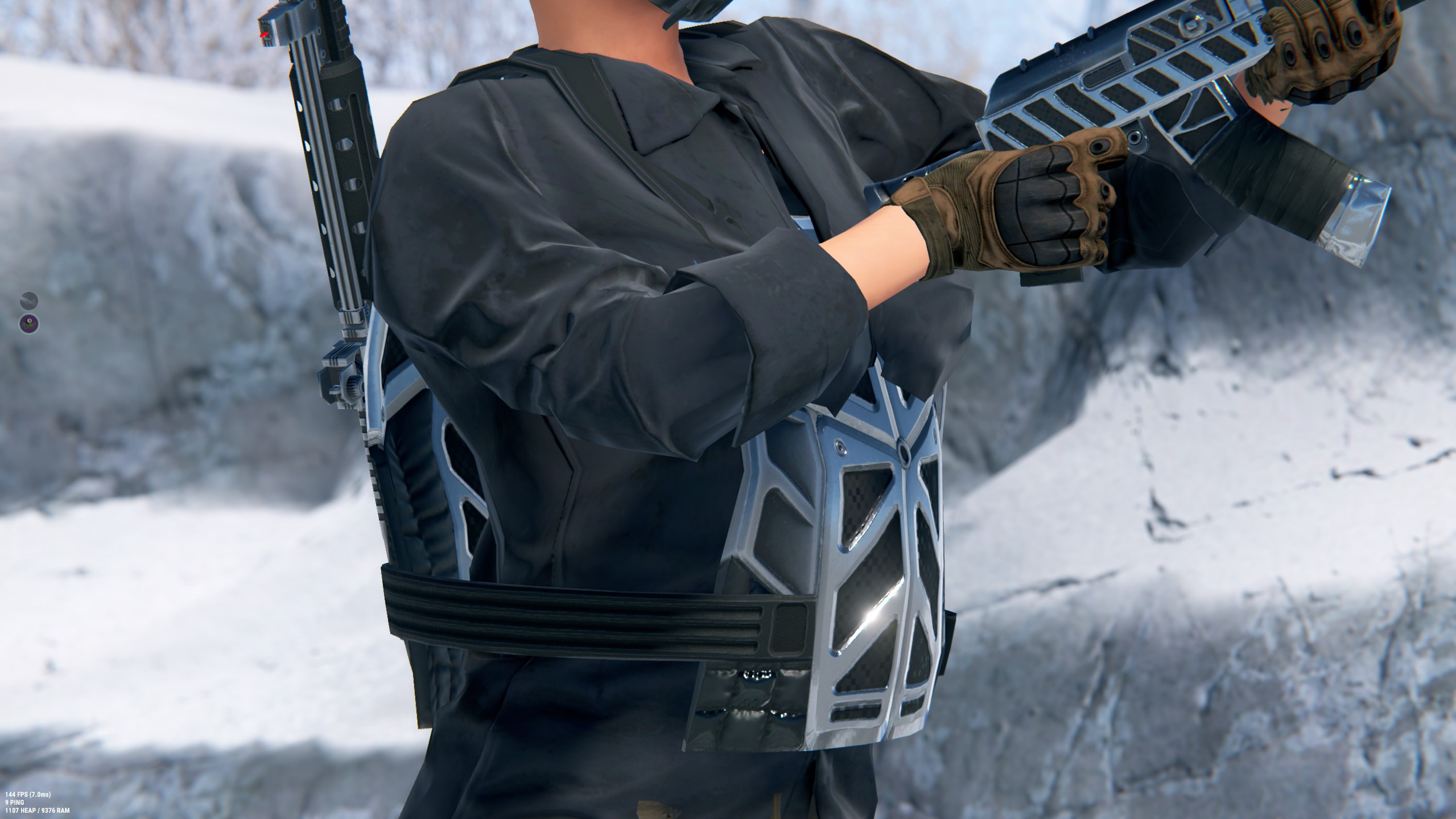 Black OPS Metal Chest Plate
