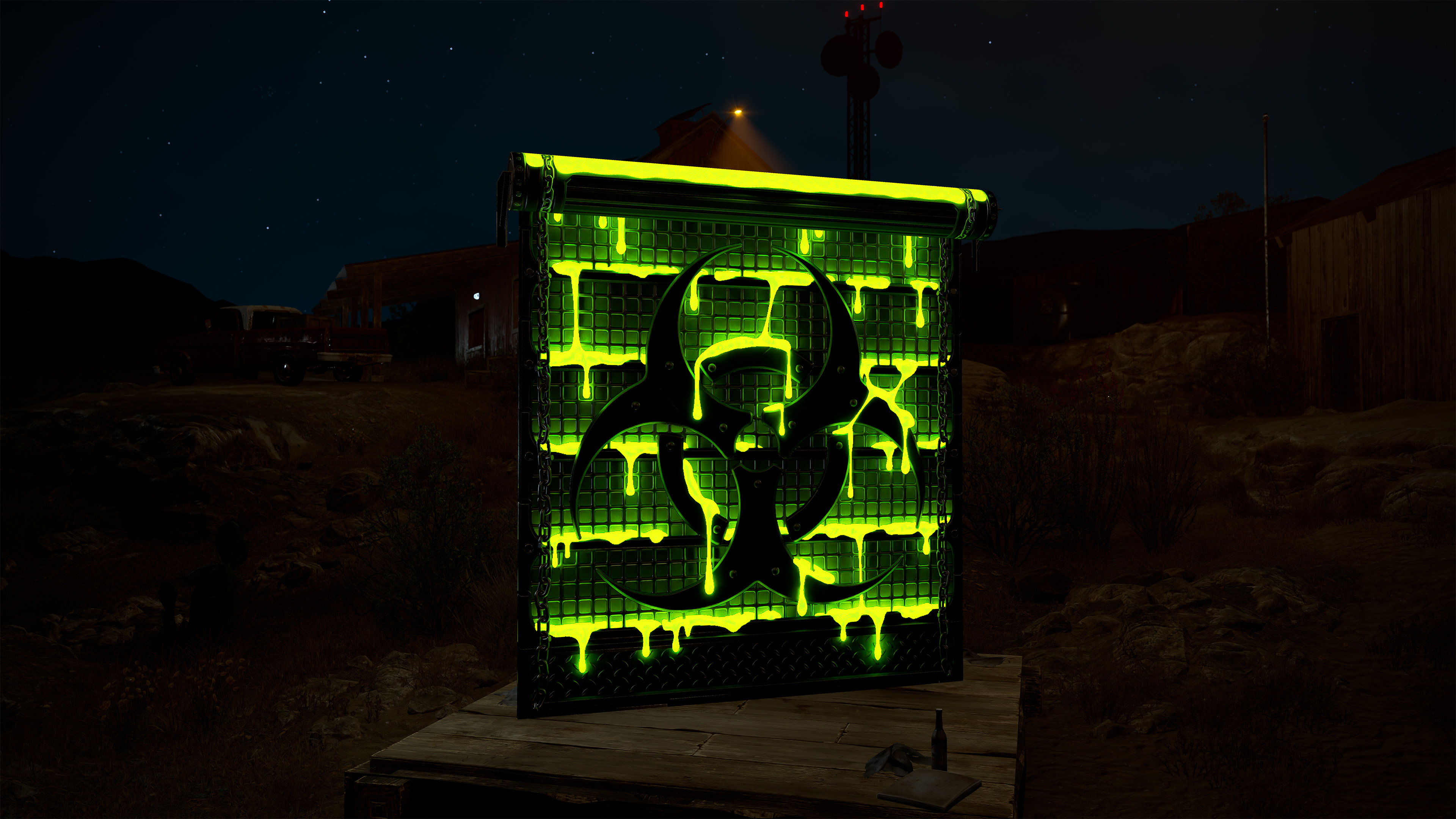 Biohazard Bunker Garage Door