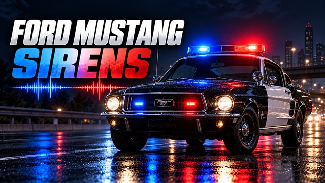 Ford Mustang Sirens - Whelen Cencom preview