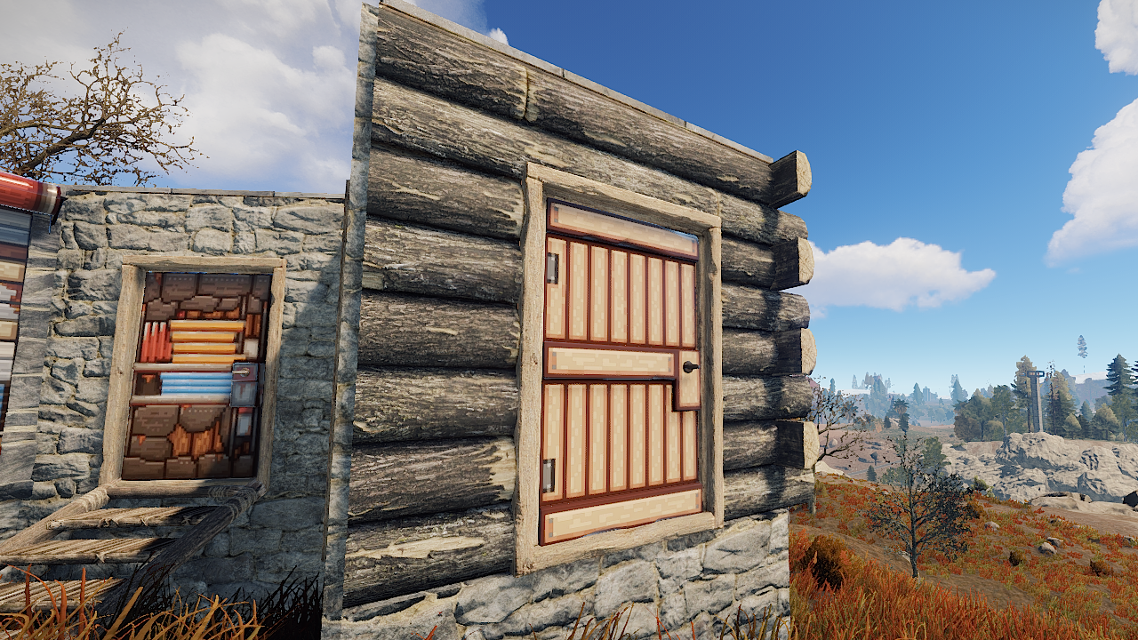 Pixel Wooden Door