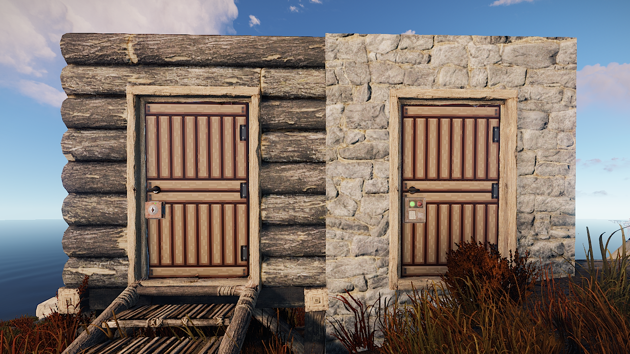 Pixel Wooden Door