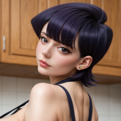 古见硝子 X 纲手 爆乳