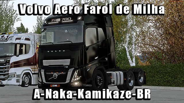 Volvo Aero Farol Milha , TruckersMP TMP (A-Naka)